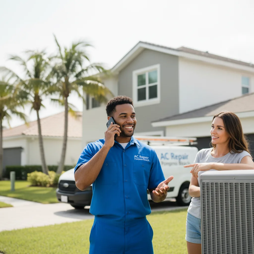 AC Repair Pompano Beach customer support in Oldtown